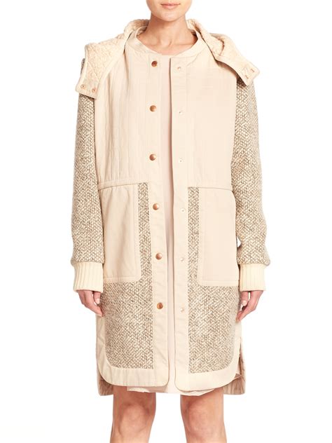 see by chloe quilted coat|See By Chloé Quilted Coat .